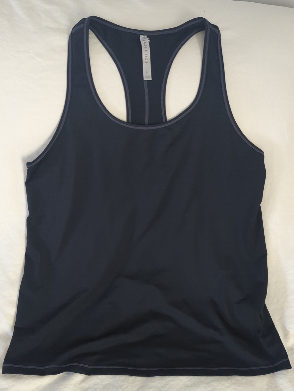 Fabletics Women's High-Tempo Racerback Tank Top | Solid Black Size Small